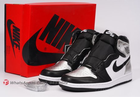 Air Jordan 1 High OG Retro "Silver Toe" size 36-46