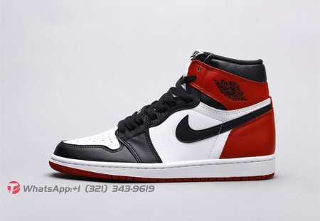 Air Jordan 1 black toe top original leather SP 36-46