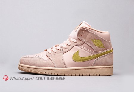 Air Jordan 1 Mid Coral Gold 36-46