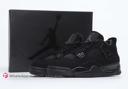 Air Jordan 4 "Black Cat" Global Hot Sale 2020 Explosion 36-47.5