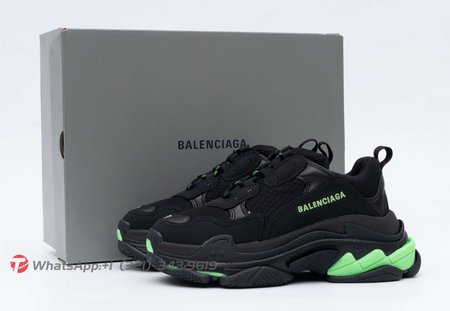 Balenciaga Triple S Black Fluo Green SIZE: 35-45