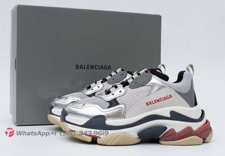 Balenciaga Triple S Silver Black 2019 35-45