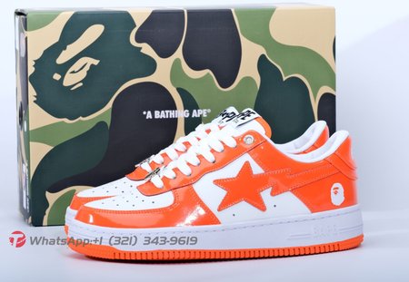 Bape Sta Low Orange Size 36-45