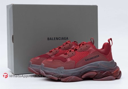 Balenciaga Triple S Burgundy Red 35-45