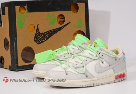 OFF WHITE X NK Dunk Low "The 50" (NO.07) SIZE: 36-47.5