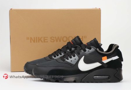 Nike OFF-WHITE x Air Max 90 White Black 40-46