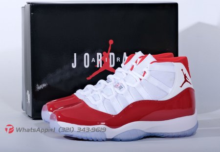 AIR JORDAN 11 HIGH CHERRY SIZE 36-48.5