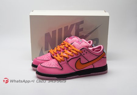 The Powerpuff Girls x Nike SB Dunk Low "Blossom" Size 36-47.5