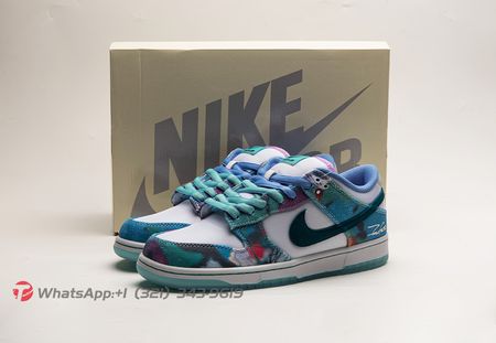 Futura Laboratories x Dunk Low SB 'Bleached Aqua' HF6061-400 size 36-47.5